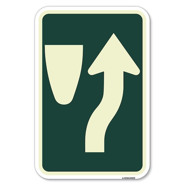Signmission Safety Sign, 12 in Height, Aluminum, 18 in Length, 24522 A-1218-24522 - main